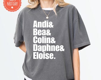 Custom Name List Shirt - Personalised Name List Tshirt - Custom Name TShirt - Personalised List Shirt - Name Shirt - List TShirt