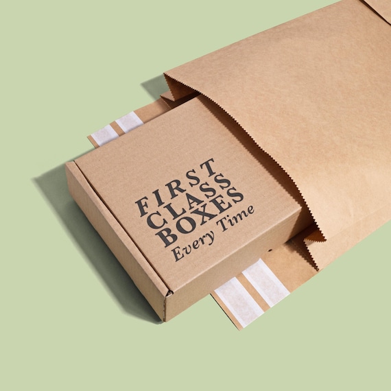 Mailing Gift Boxes Kraft Corrugated Cardboard - Strong Durable Shipping Boxes, Various Sizes for Packaging & Shipping Supplies