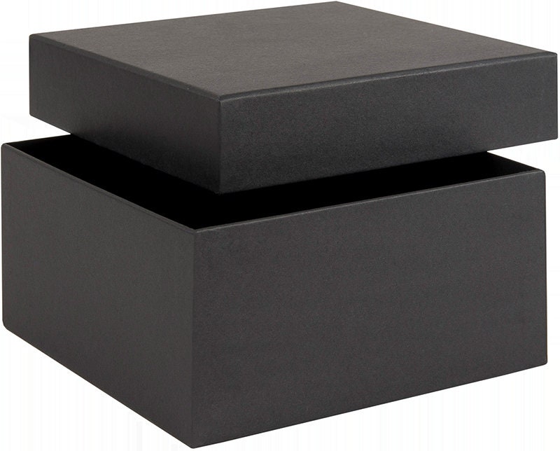 Medium Square Luxury Gift Boxes 15 X 15 X 7.5cm Black Etsy UK
