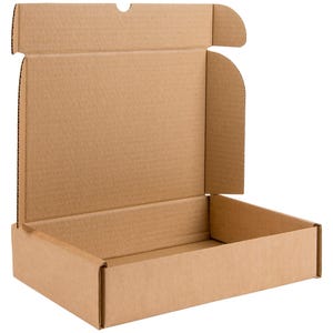 Mailing Gift Boxes Kraft Corrugated Cardboard - Strong Durable Shipping Boxes, Various Sizes for Packaging & Shipping Supplies Kraft A4 Mailing Box