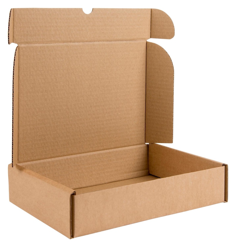 Mailing Gift Boxes Kraft Corrugated Cardboard - Strong Durable Shipping Boxes, Various Sizes for Packaging & Shipping Supplies Kraft A4 Mailing Box