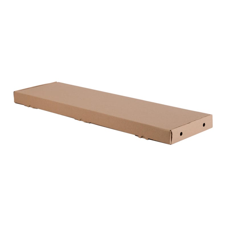 Flower Mailing Boxes Thin & Reversible | Eco Friendly Kraft or White Shipping Boxes for Florists and Valentines Gifts - 590 x 175 x 34 mm image 4