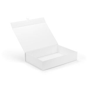Luxury Gift Boxes - Magnetic Closure Box for Wedding & Bridesmaid Gifts, Christmas Hamper Box for and Photography - (A4) 310x220x65mm White