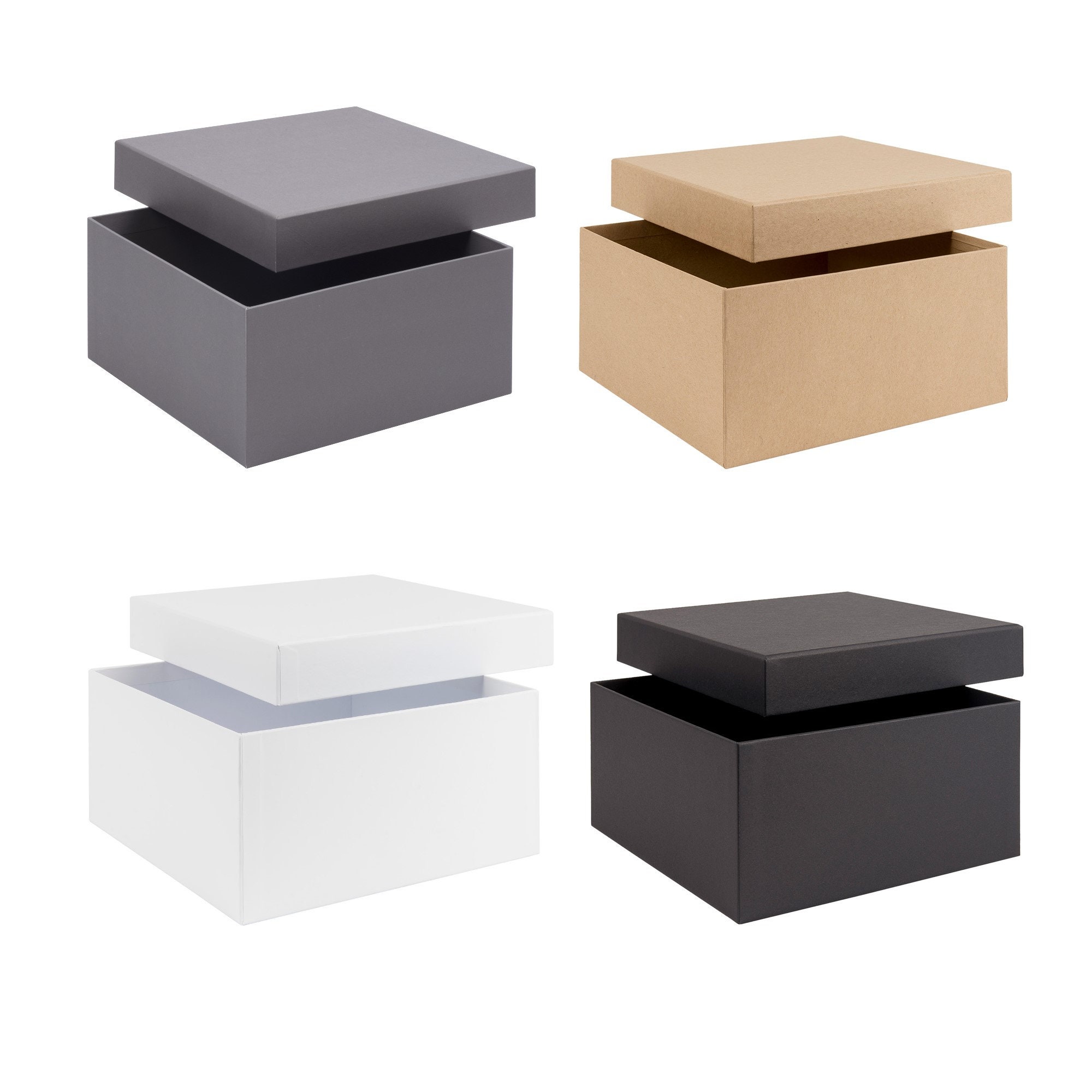 White Cardboard Shipping Boxes With Lid, Strong Mailing Boxes, White Postal  Boxes, Sturdy Packaging Boxes 