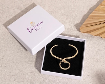 Luxury Bangle Gift Boxes with Foam Insert – Jewellery Gift Box for Bracelets, Elegant Display & Protection Case