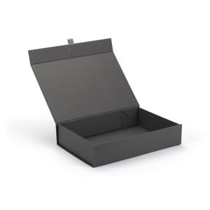 Luxury Gift Boxes - Magnetic Closure Box for Wedding & Bridesmaid Gifts, Christmas Hamper Box for and Photography - (A4) 310x220x65mm Grey