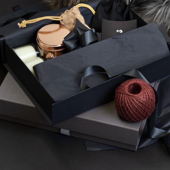 Luxury Gift Boxes - Magnetic Closure Box for Wedding & Bridesmaid Gifts, Christmas Hamper Box for and Photography - (A4) 310x220x65mm