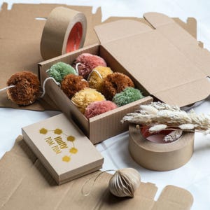 Mailing Gift Boxes Kraft Corrugated Cardboard - Strong Durable Shipping Boxes, Various Sizes for Packaging & Shipping Supplies image 2