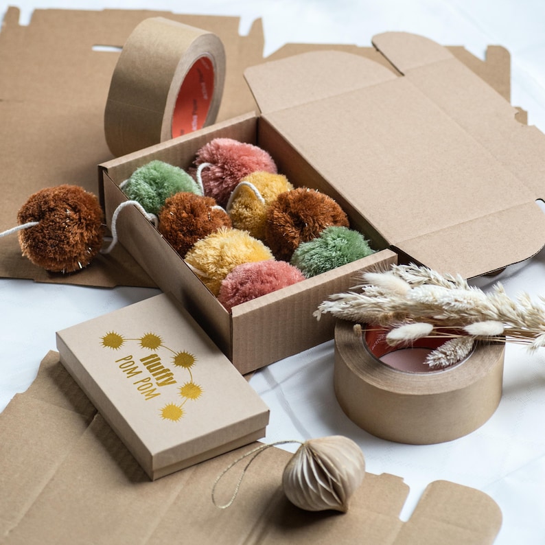 Mailing Gift Boxes Kraft Corrugated Cardboard - Strong Durable Shipping Boxes, Various Sizes for Packaging & Shipping Supplies image 2