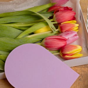 Flower Mailing Boxes Thin & Reversible | Eco Friendly Kraft or White Shipping Boxes for Florists and Valentines Gifts - 590 x 175 x 34 mm image 8