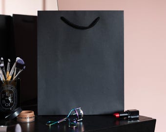 Large Paper Gift Bag - Portrait -  Durable Eco-Friendly, Wedding and Corporate Gifting in Various Colours - 30 x 25 x 12cm