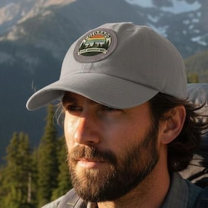 Colorado Rockies Leather Patch Hat, Centennial State Dad Cap