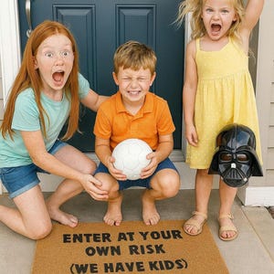 Funny Quote Doormat, Welcome Mat, Entry Rug - Humorous Housewarming Gift, Front Door Decor, Unique Outdoor Mat, Sarcastic Welcome Home Mat