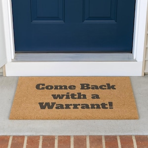 Funny Quote Doormat, Welcome Mat, Entry Rug - Humorous Housewarming Gift, Front Door Decor, Unique Outdoor Mat, Sarcastic Welcome Home Mat