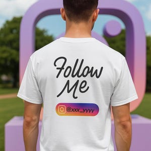 Personalized Instagram Unisex Tee: Custom Social Media Shirt