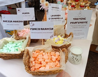 Tartine profumate ~ Cera di soia 100% vegetale