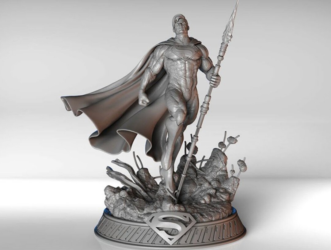 DC Superman Statue STL File 3D Digital Printing STL File - Etsy