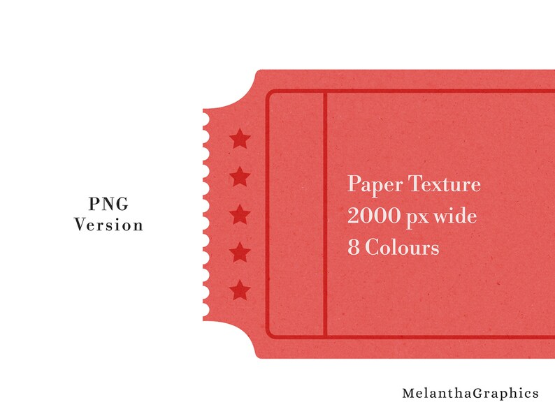 Blank Vintage Tickets SVG Template Transparent PNG Etsy UK