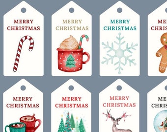 CHRISTMAS GIFT TAGS - printable, cute and warm