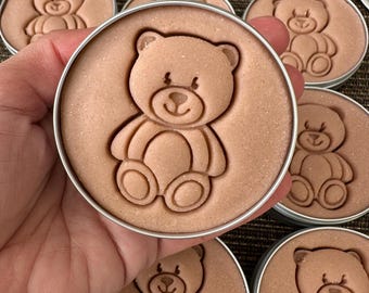 Beary First Birthday Party Favors: Homemade Play Dough, Personalized