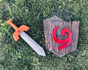 Deku Shield/Kokiri Sword Full Scale - Legend of Zelda