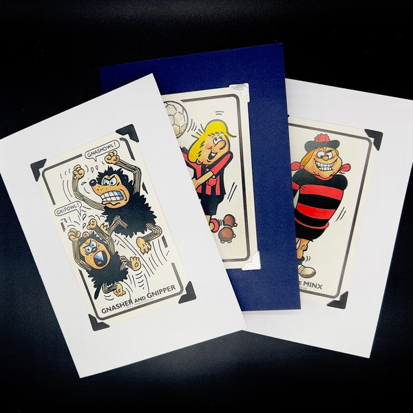 Beano Comic Birthday Greetings Card Vintage Playing Cards