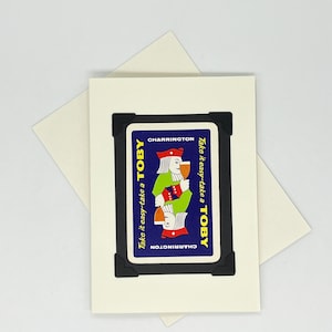 Día del Padre Charrington Tómelo con calma Tome una tarjeta de felicitación de cartas vintage Toby Bitter