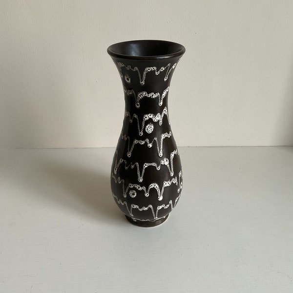 WEST GERMAN VASE fat, lava, Dumler&Breiden 1960s vintage 985/22