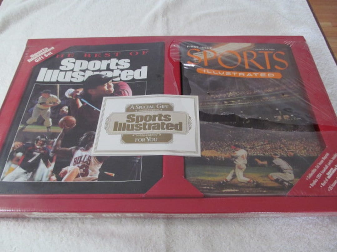 Vintage Sports Illustrated Gift Set With Replica 1954 Sports Etsy