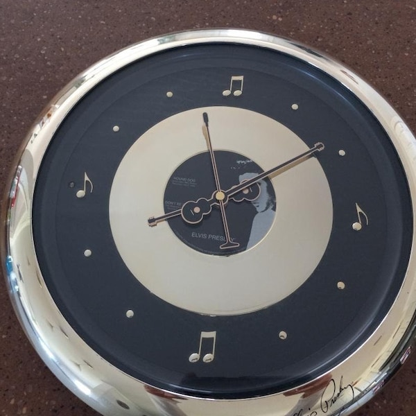 Elvis Presley Guitar Clock Etsy
