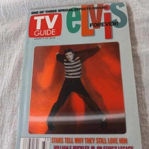 Elvis Presley 2002 TV Guide mit Special Effects Cover &quot;Jailhouse Rock&quot;