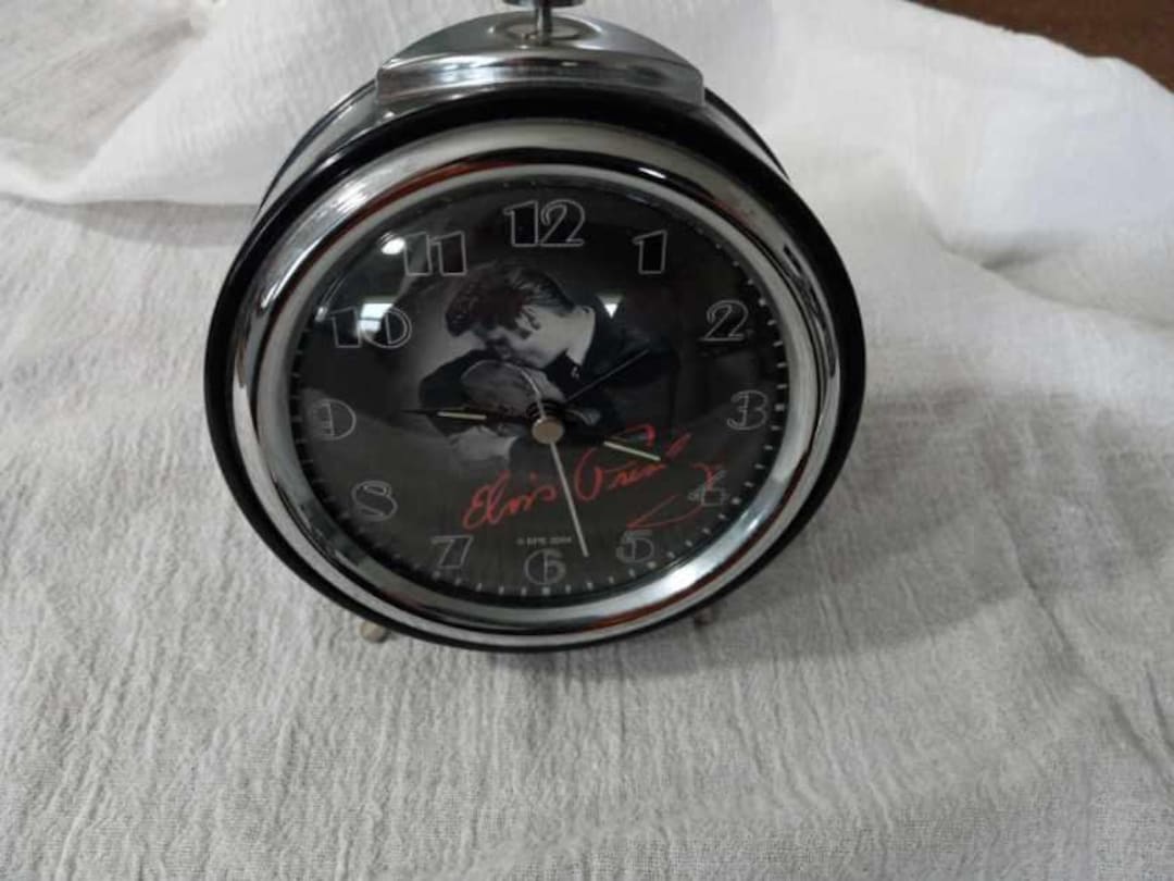 Elvis Presley Alarm Clock Etsy