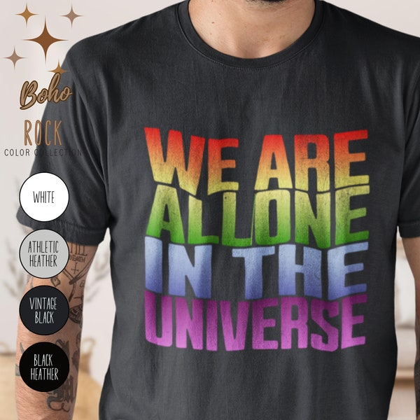 We Are All One Shirt, We Are Allone In The Universe Tee, Vintage Retro T Shirt, Gift For Fan, Tour 2023