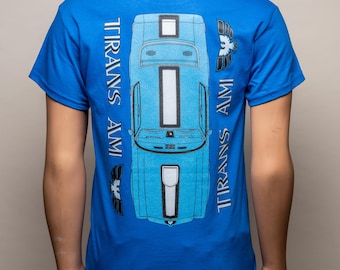 1970 Trans Am Tee Shirt - (Blue) - Handmade