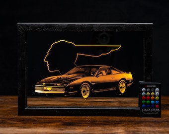 RGB - 1982 Pontiac Trans Am Neon Mirror 8x12 (3rd Generation)