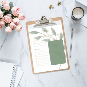 Minimalist To Do List Printable, Printable To Do List, Daily To Do List,  Minimalist Printable