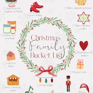 Family Christmas Bucket List