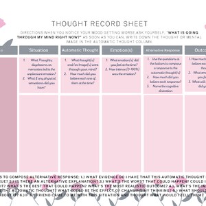 Rethink, Reframe, Renew: A CBT Worksheet