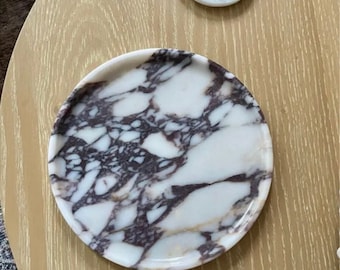 Calacatta viola marble plate/tray handmade product