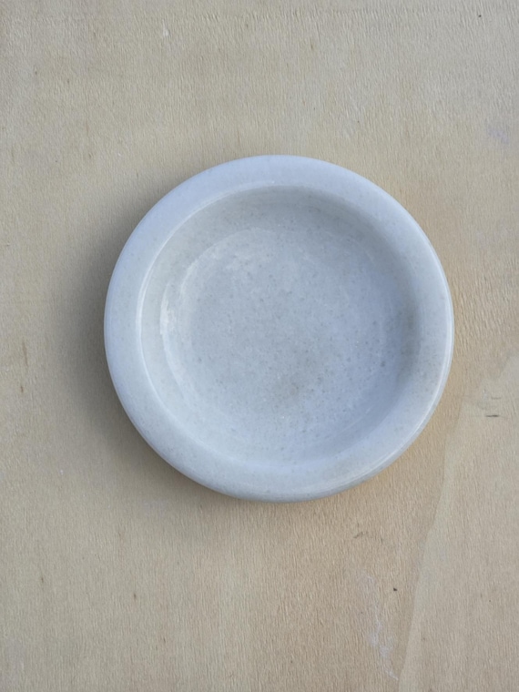 White marble catch-all, ring holder handmade product ( special marble series )