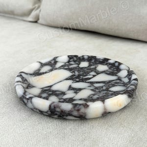 Calacatta viola marble plate/tray handmade product