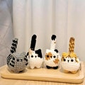 Crochet Cute Cat Keychain, Buy 2 Get 1, Handmade Mini Crochet Amigurumi Cat Keychain, Cute Keyring, Crochet Cat, Cute Gift product logo