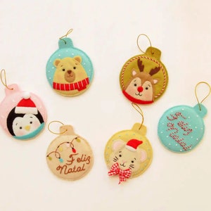 Handmade Felt Cute Christmas Ornament, Custom Name Felt Christmas, Christmas Ornaments Felt, Christmas Decoration, Christmas Tree Decoration