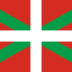 Vinyl Stickers Basque Country Flag Spain Basques car window bumper wall laptop cool (suitable for all non-porous surfaces)