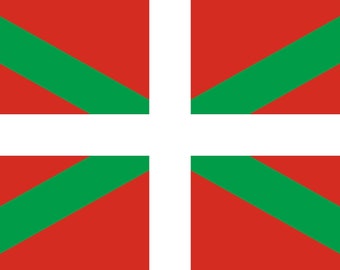 Vinyl Stickers Basque Country Flag Spain Basques car window bumper wall laptop cool (suitable for all non-porous surfaces)