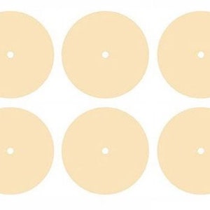 Matte Vinyl Record Label Stickers 7 84mm 12 99mm Dub Reggae Audio Stained Aged - Foto 4