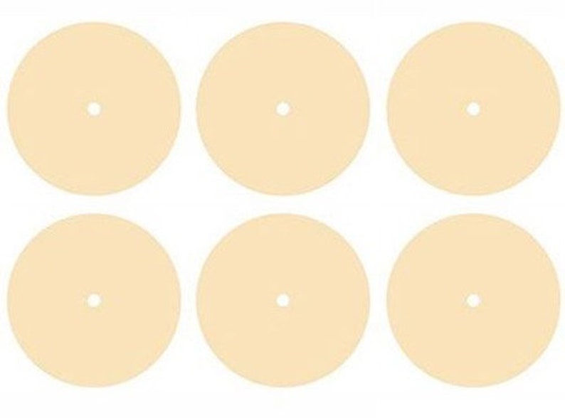 Stickers Vinyl Blank Record Labels While and Aged Versions Etsy