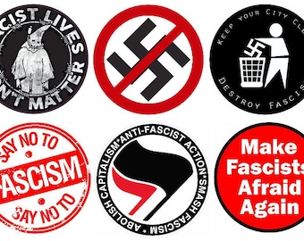 Antifa x6 Vinyl Stickers sets wall laptop window trump USA UK sticker