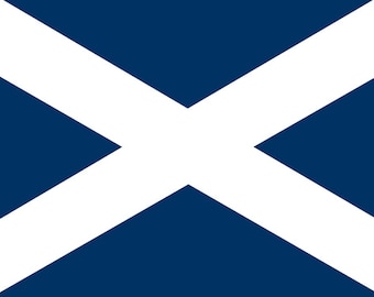 Vinyl Stickers Scotland Flag Scottish car window bumper wall laptop decal Glasgow Edinburgh Aberdeen (suitable for all non-porous surfaces)