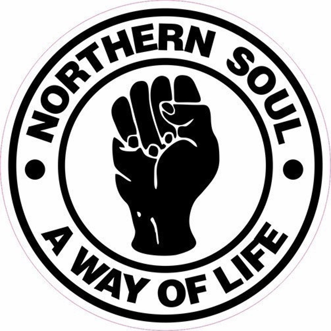 Norther Soul Circular Vinyl Stickers A Way of Life Black Fist - Etsy